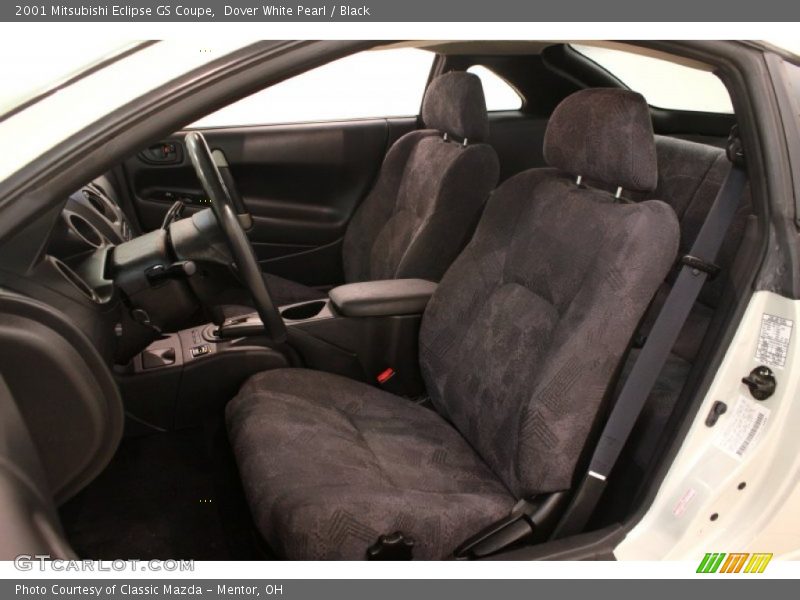 Dover White Pearl / Black 2001 Mitsubishi Eclipse GS Coupe