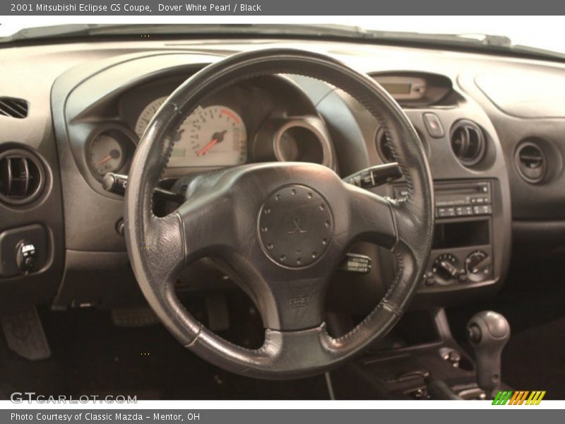Dover White Pearl / Black 2001 Mitsubishi Eclipse GS Coupe