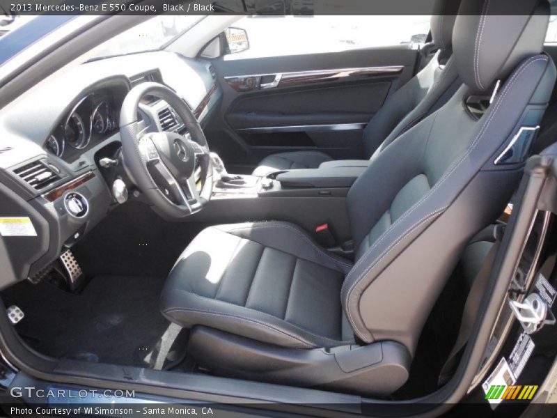 Black / Black 2013 Mercedes-Benz E 550 Coupe