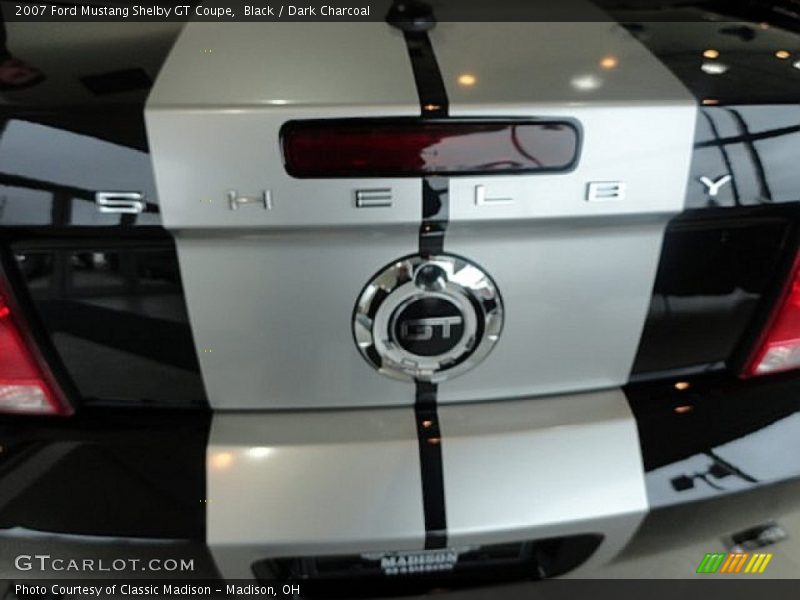Black / Dark Charcoal 2007 Ford Mustang Shelby GT Coupe