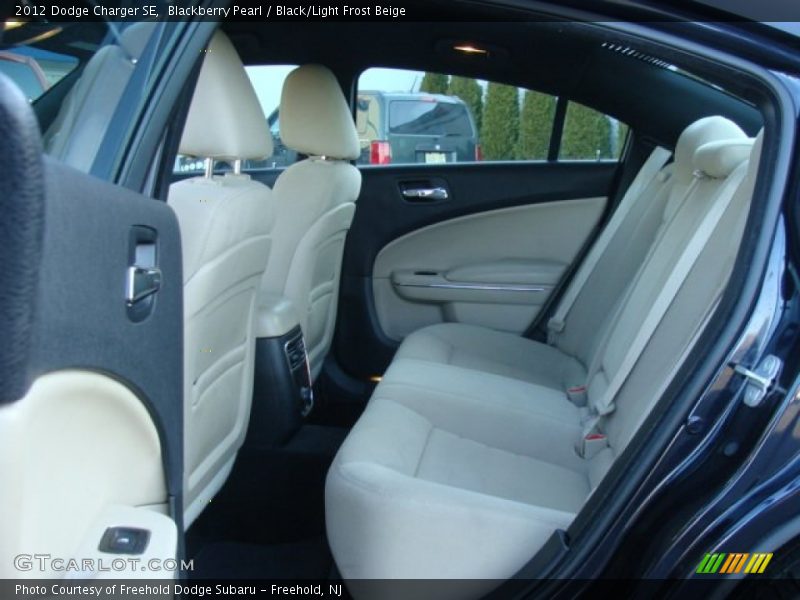 Blackberry Pearl / Black/Light Frost Beige 2012 Dodge Charger SE