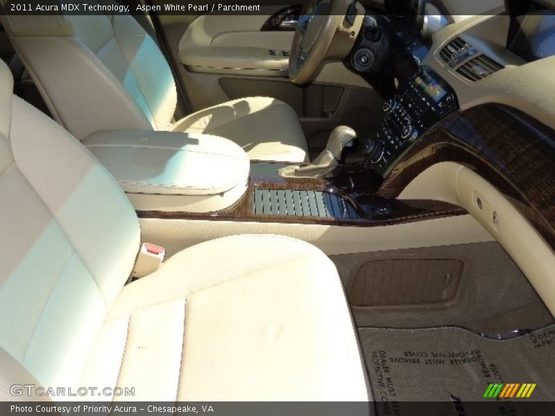 Aspen White Pearl / Parchment 2011 Acura MDX Technology