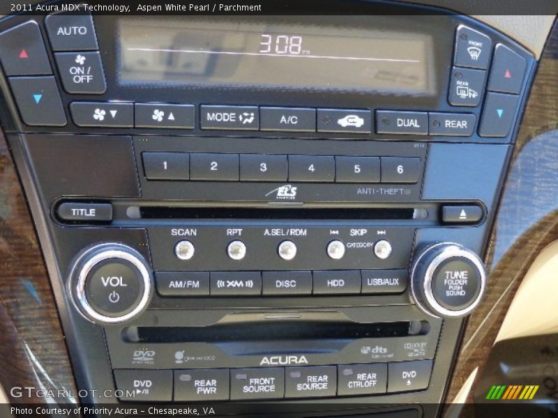 Controls of 2011 MDX Technology