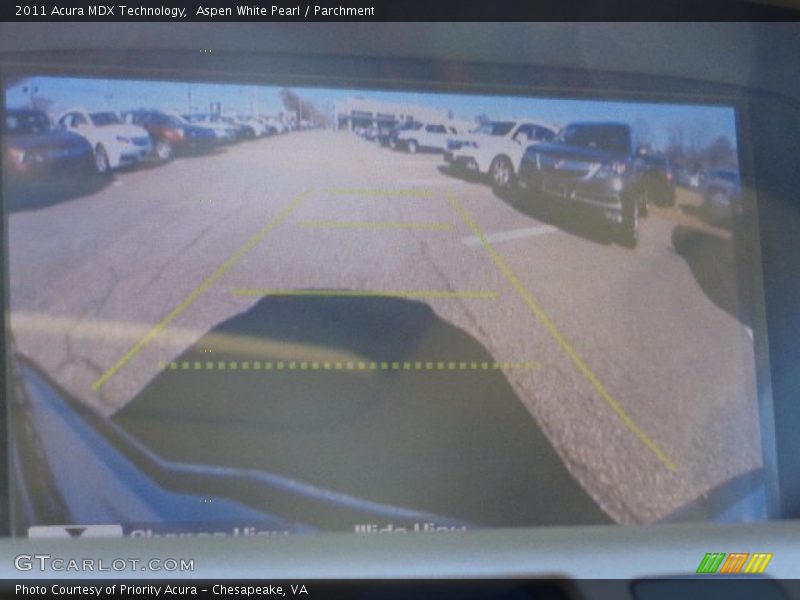 Aspen White Pearl / Parchment 2011 Acura MDX Technology