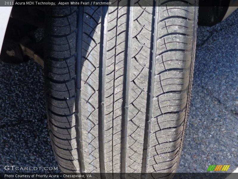 Aspen White Pearl / Parchment 2011 Acura MDX Technology