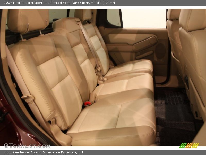 Dark Cherry Metallic / Camel 2007 Ford Explorer Sport Trac Limited 4x4
