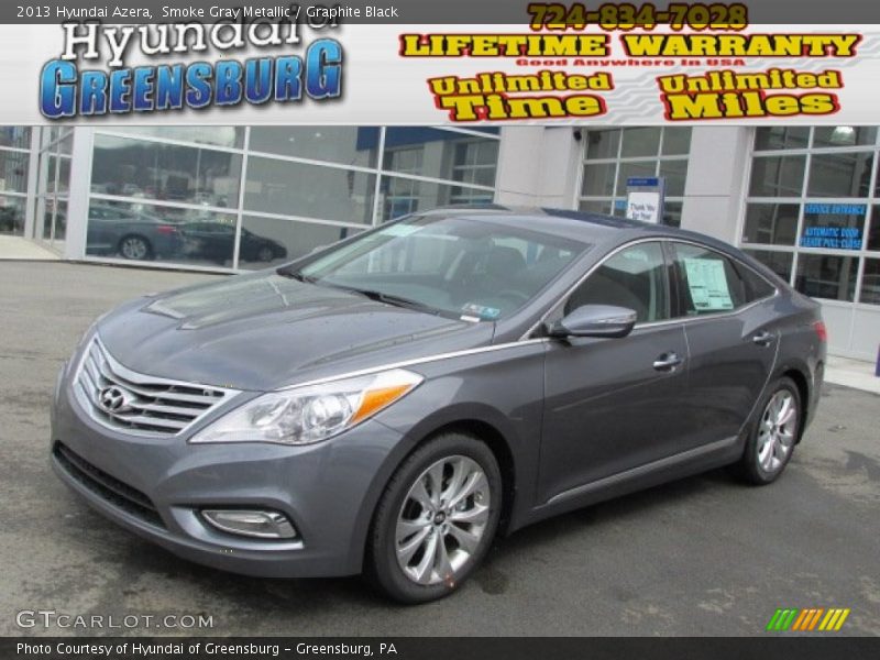 Smoke Gray Metallic / Graphite Black 2013 Hyundai Azera