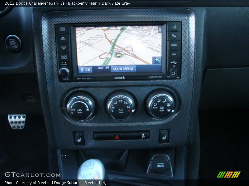 Blackberry Pearl / Dark Slate Gray 2012 Dodge Challenger R/T Plus