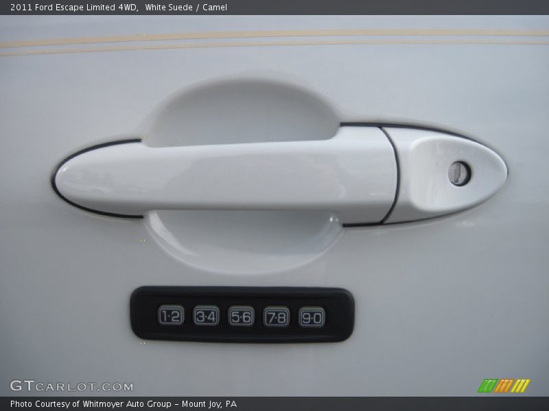 White Suede / Camel 2011 Ford Escape Limited 4WD