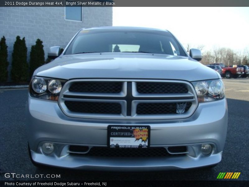 Bright Silver Metallic / Black 2011 Dodge Durango Heat 4x4