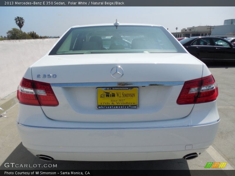 Polar White / Natural Beige/Black 2013 Mercedes-Benz E 350 Sedan