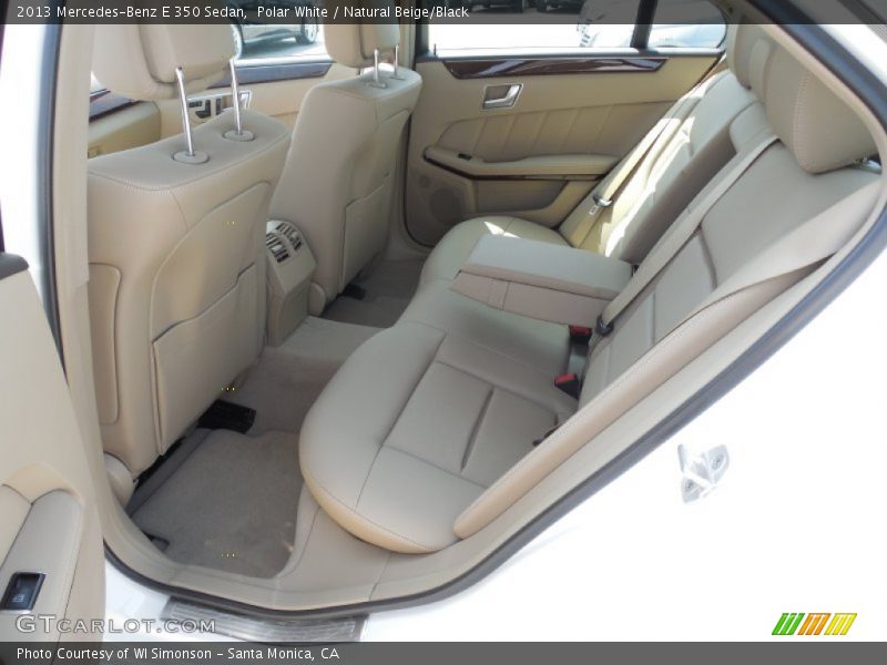 Polar White / Natural Beige/Black 2013 Mercedes-Benz E 350 Sedan