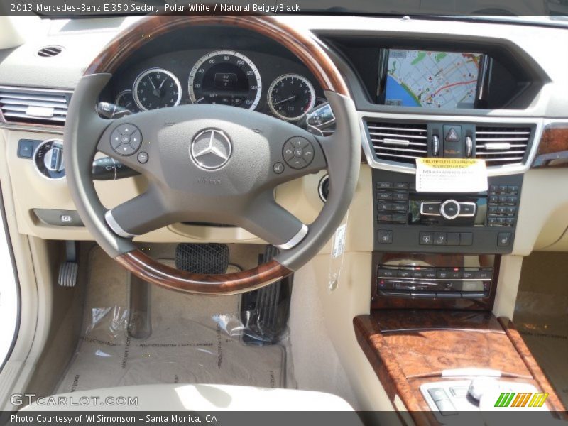 Polar White / Natural Beige/Black 2013 Mercedes-Benz E 350 Sedan