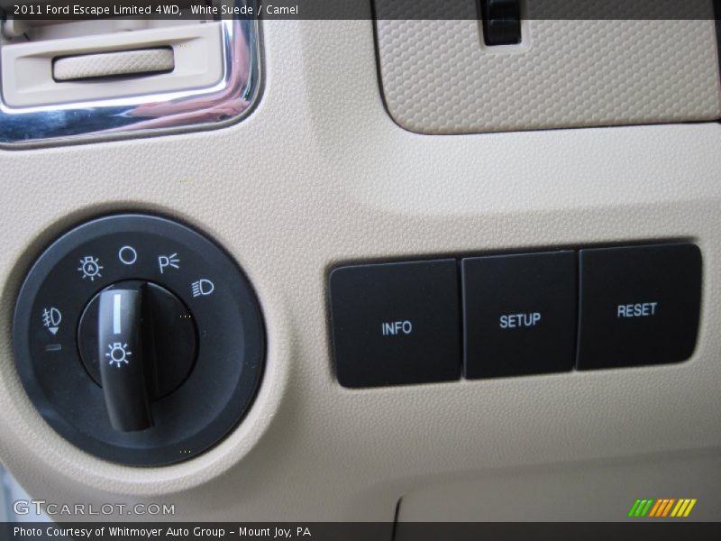 White Suede / Camel 2011 Ford Escape Limited 4WD
