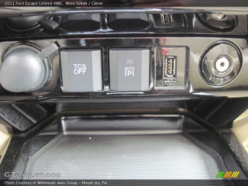 White Suede / Camel 2011 Ford Escape Limited 4WD