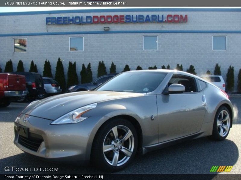 Platinum Graphite / Black Leather 2009 Nissan 370Z Touring Coupe