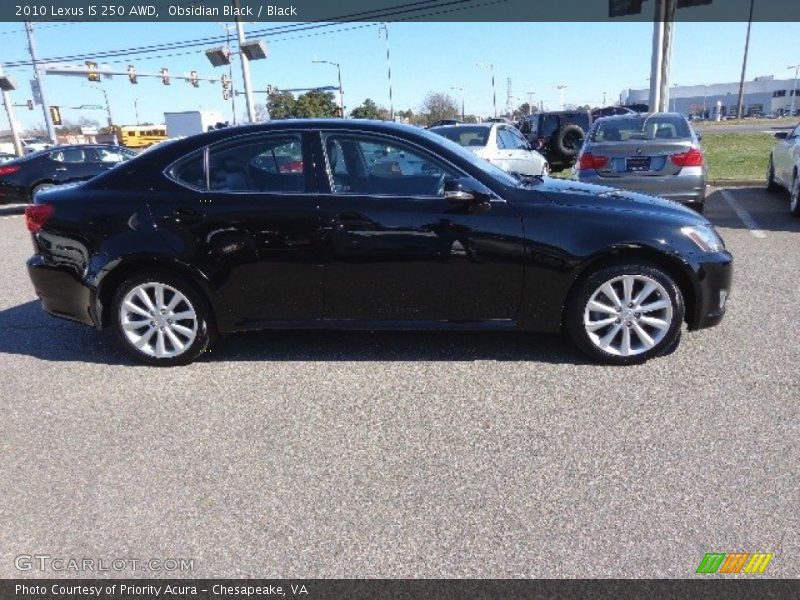 Obsidian Black / Black 2010 Lexus IS 250 AWD