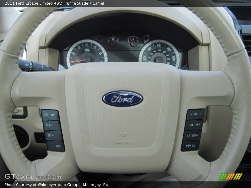 White Suede / Camel 2011 Ford Escape Limited 4WD