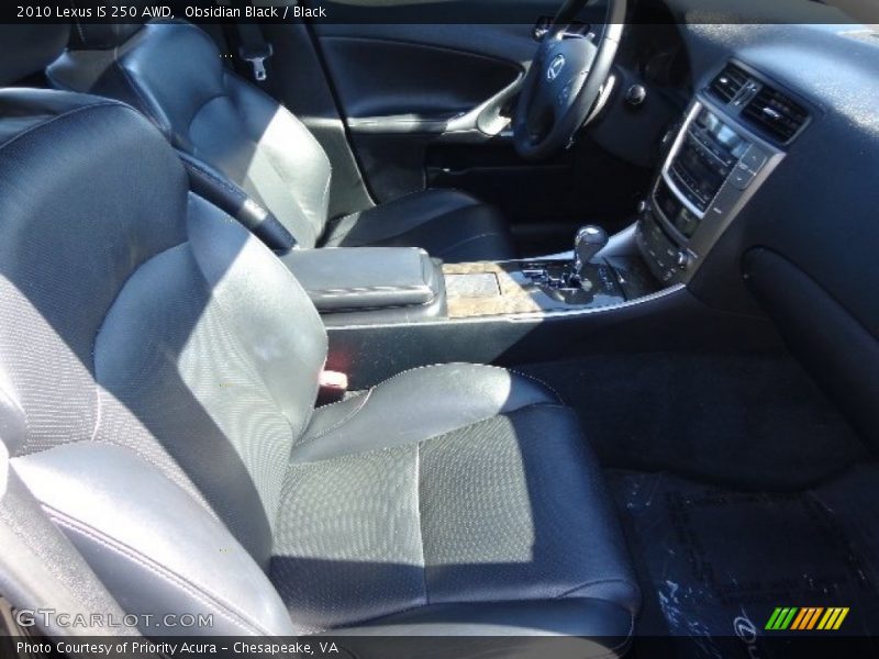 Obsidian Black / Black 2010 Lexus IS 250 AWD