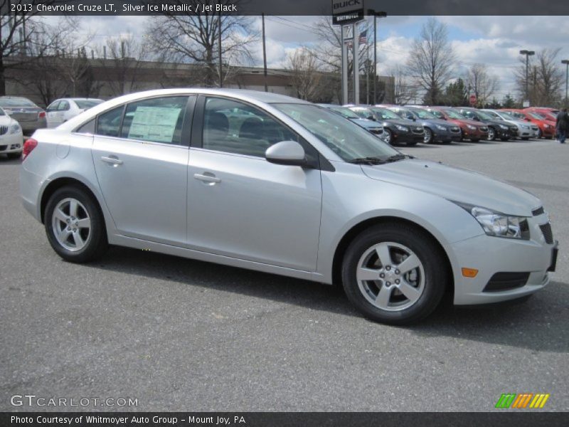 Silver Ice Metallic / Jet Black 2013 Chevrolet Cruze LT