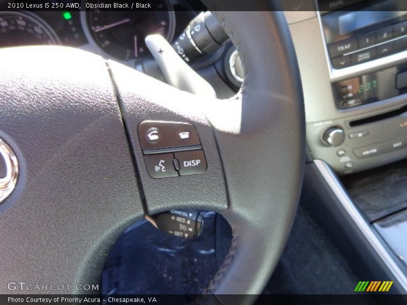 Obsidian Black / Black 2010 Lexus IS 250 AWD