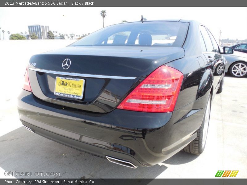 Black / Black 2013 Mercedes-Benz S 550 Sedan