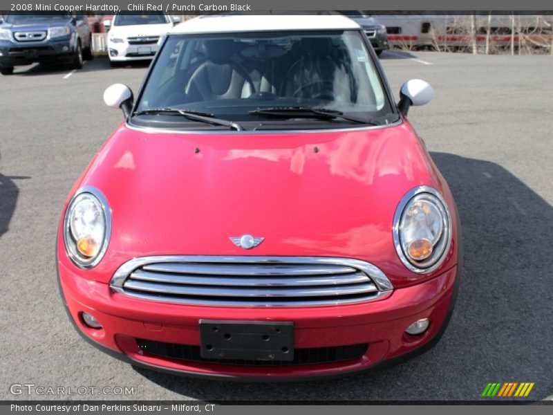 Chili Red / Punch Carbon Black 2008 Mini Cooper Hardtop