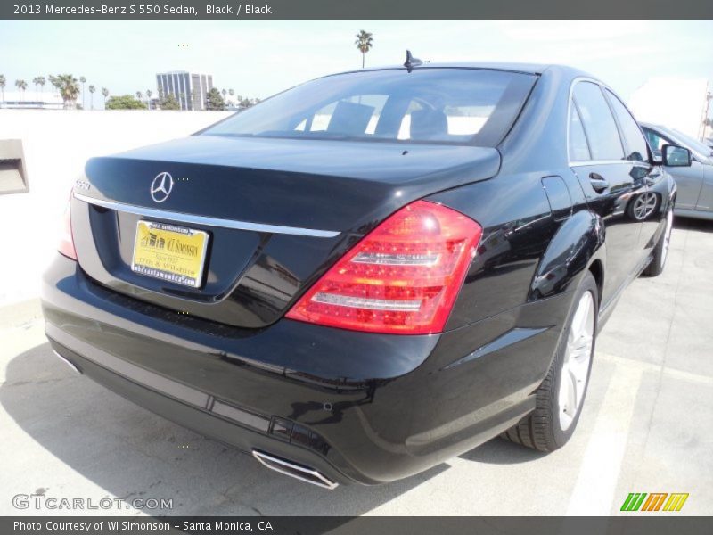 Black / Black 2013 Mercedes-Benz S 550 Sedan