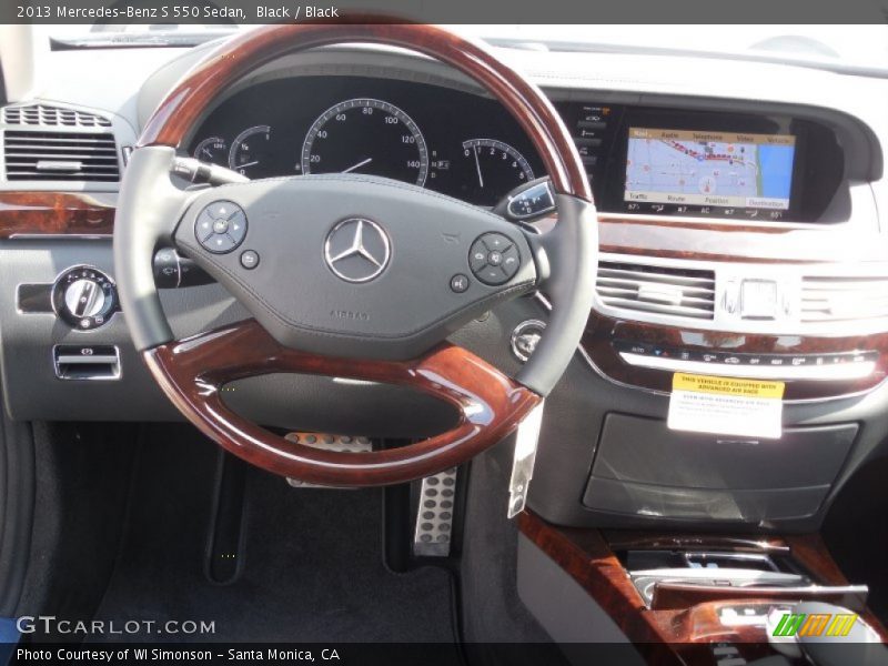 Black / Black 2013 Mercedes-Benz S 550 Sedan