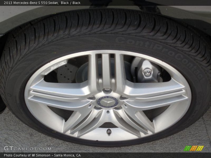 Black / Black 2013 Mercedes-Benz S 550 Sedan