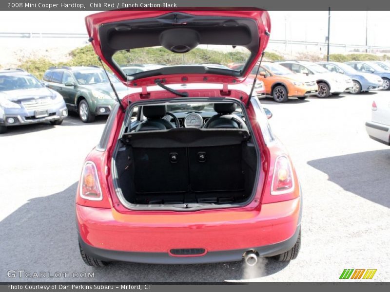 Chili Red / Punch Carbon Black 2008 Mini Cooper Hardtop