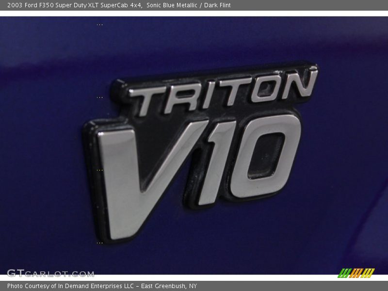 Sonic Blue Metallic / Dark Flint 2003 Ford F350 Super Duty XLT SuperCab 4x4