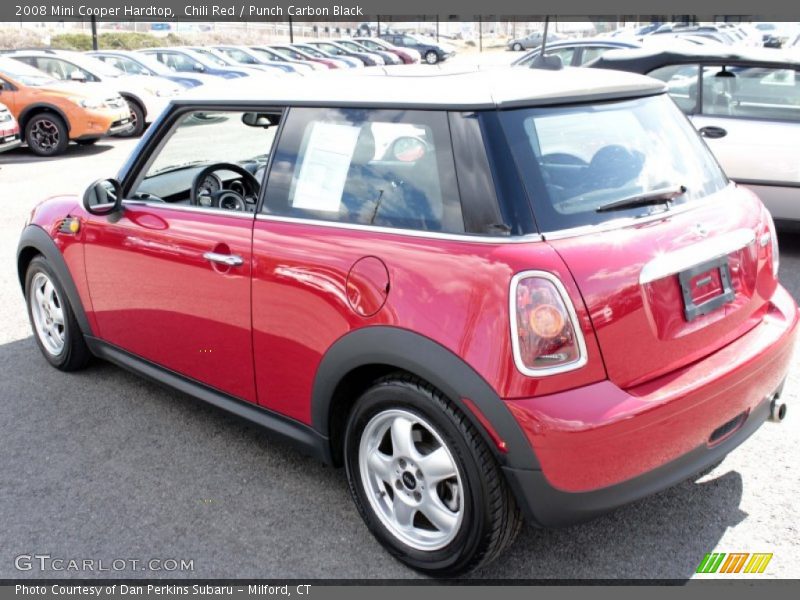 Chili Red / Punch Carbon Black 2008 Mini Cooper Hardtop