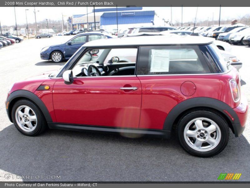 Chili Red / Punch Carbon Black 2008 Mini Cooper Hardtop
