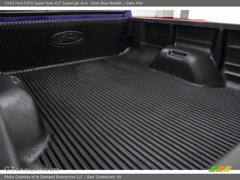 Sonic Blue Metallic / Dark Flint 2003 Ford F350 Super Duty XLT SuperCab 4x4