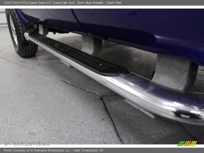 Sonic Blue Metallic / Dark Flint 2003 Ford F350 Super Duty XLT SuperCab 4x4