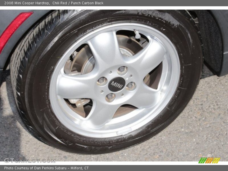 Chili Red / Punch Carbon Black 2008 Mini Cooper Hardtop