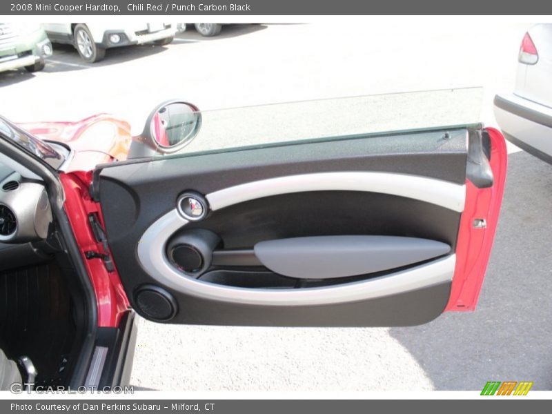 Chili Red / Punch Carbon Black 2008 Mini Cooper Hardtop