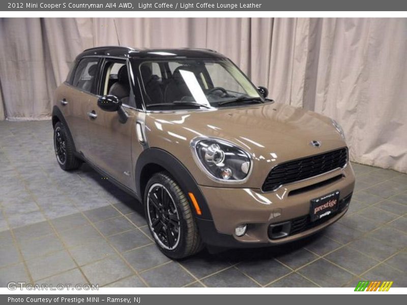Light Coffee / Light Coffee Lounge Leather 2012 Mini Cooper S Countryman All4 AWD