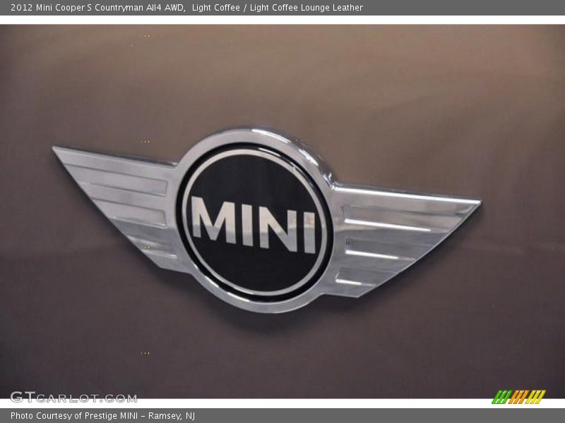 Light Coffee / Light Coffee Lounge Leather 2012 Mini Cooper S Countryman All4 AWD