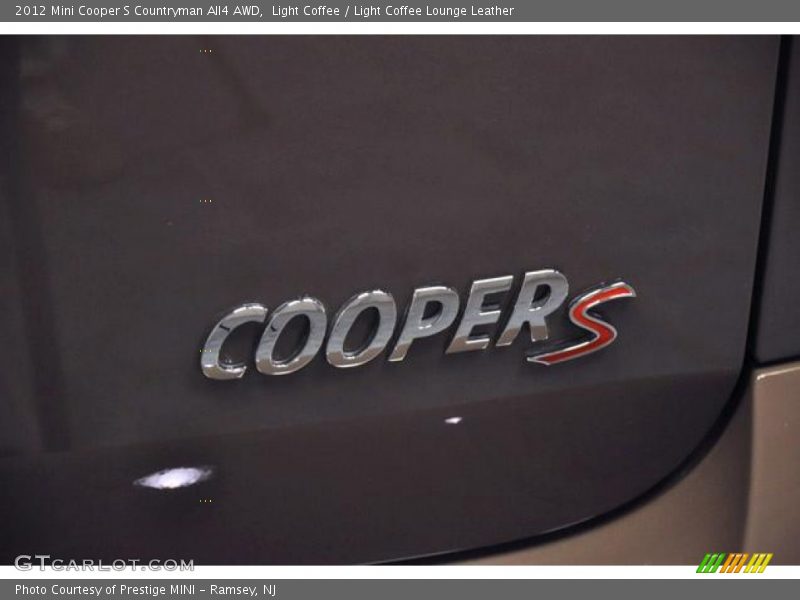 Light Coffee / Light Coffee Lounge Leather 2012 Mini Cooper S Countryman All4 AWD