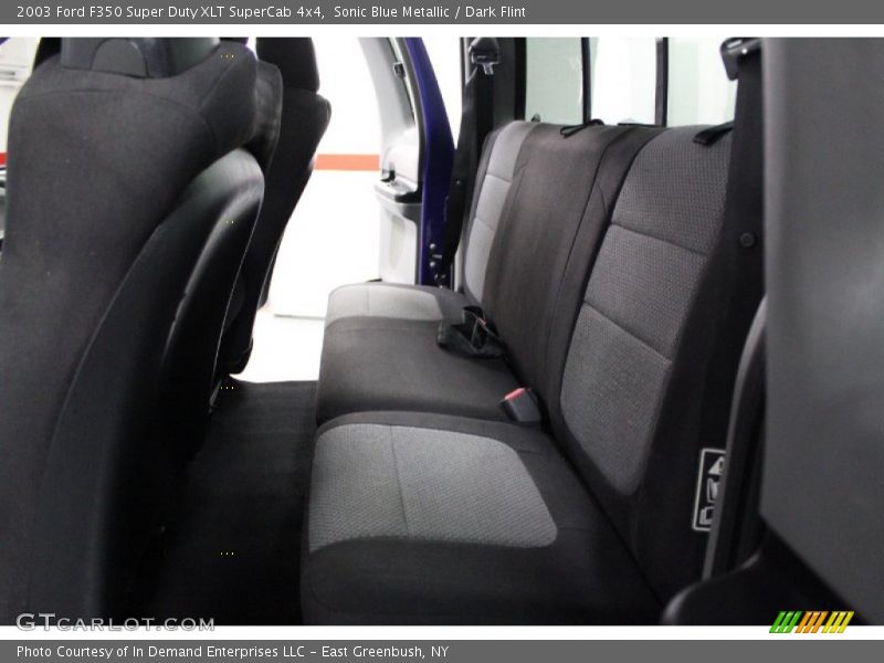 Sonic Blue Metallic / Dark Flint 2003 Ford F350 Super Duty XLT SuperCab 4x4