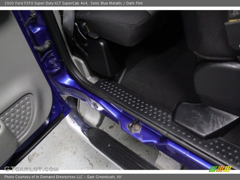 Sonic Blue Metallic / Dark Flint 2003 Ford F350 Super Duty XLT SuperCab 4x4