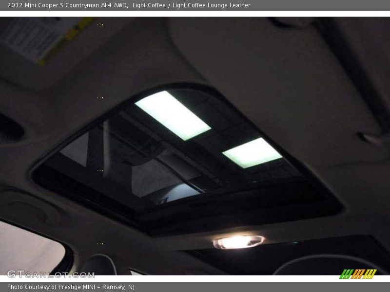Light Coffee / Light Coffee Lounge Leather 2012 Mini Cooper S Countryman All4 AWD