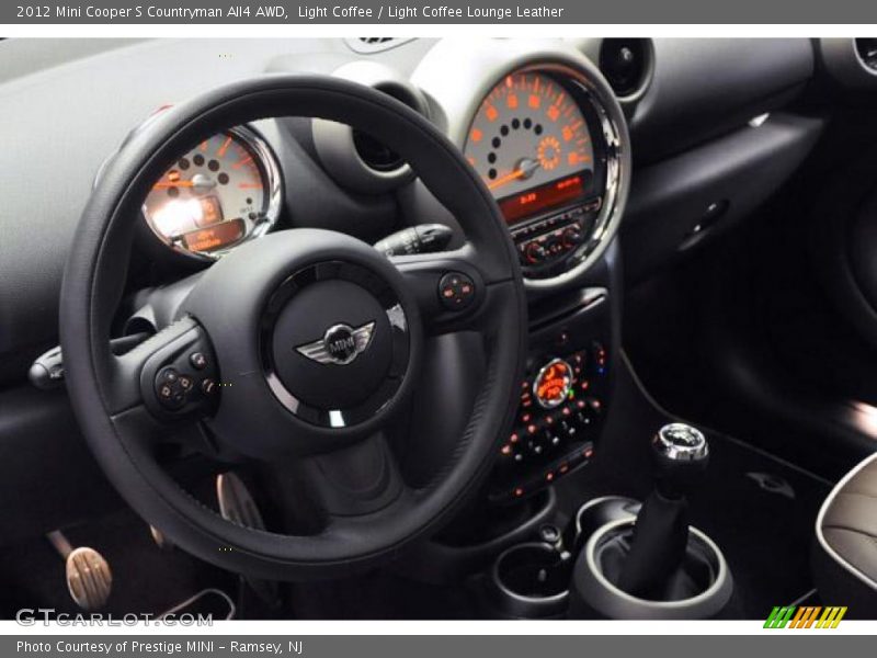 Light Coffee / Light Coffee Lounge Leather 2012 Mini Cooper S Countryman All4 AWD