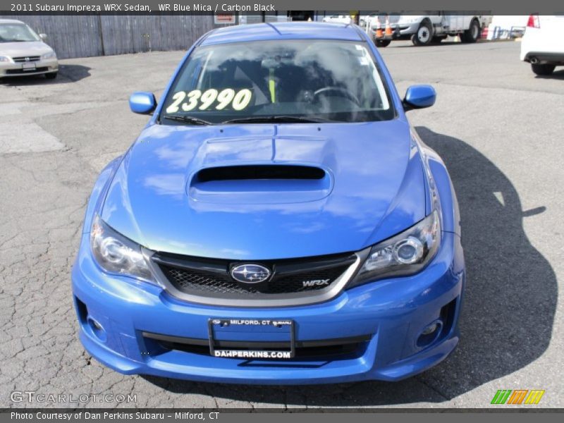 WR Blue Mica / Carbon Black 2011 Subaru Impreza WRX Sedan