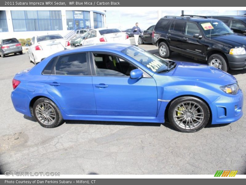 WR Blue Mica / Carbon Black 2011 Subaru Impreza WRX Sedan