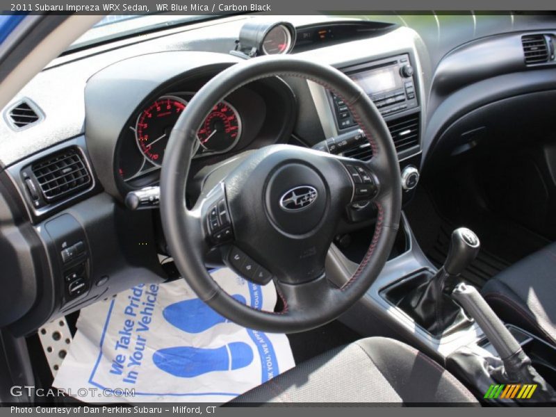WR Blue Mica / Carbon Black 2011 Subaru Impreza WRX Sedan