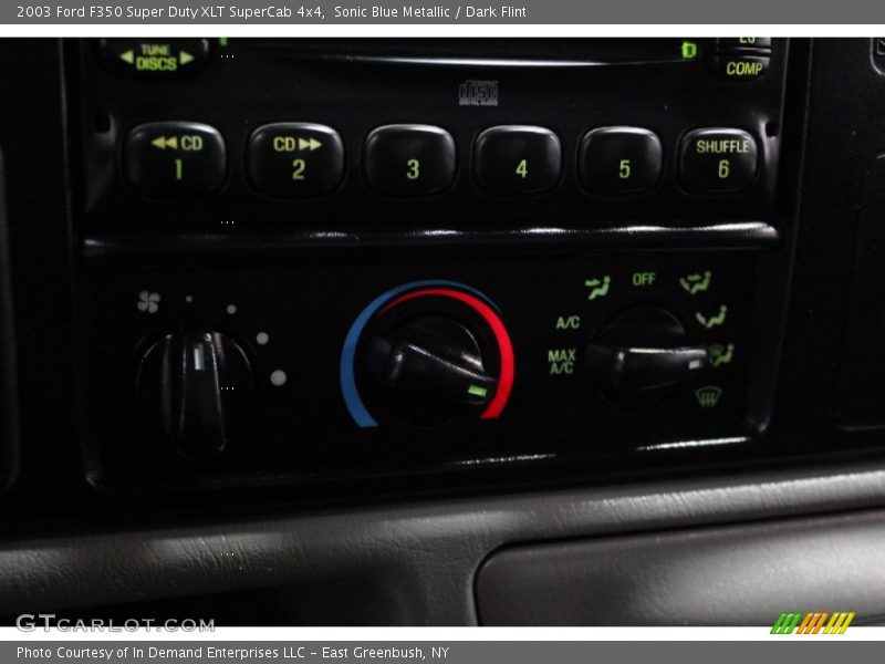 Sonic Blue Metallic / Dark Flint 2003 Ford F350 Super Duty XLT SuperCab 4x4