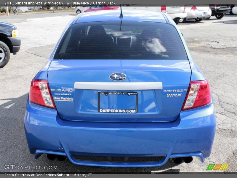 WR Blue Mica / Carbon Black 2011 Subaru Impreza WRX Sedan